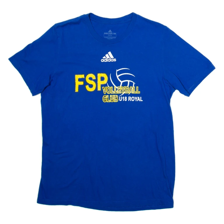 ADIDAS FSP Volleyball Mens T-Shirt Blue USA M