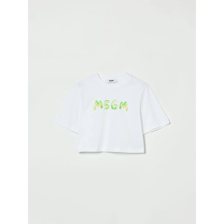 MSGM KIDS T-Shirt Kids color White (S6MSJGTH002001)