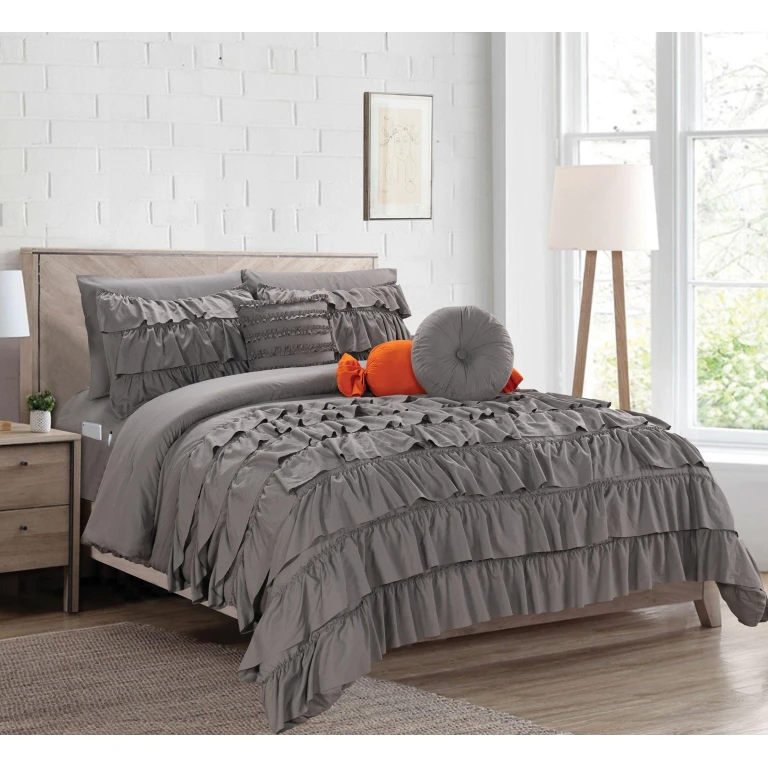 10-Piece Cinderella Comforter Set, Includes 4-Piece Sheet Set with Double Sided Storage Pockets