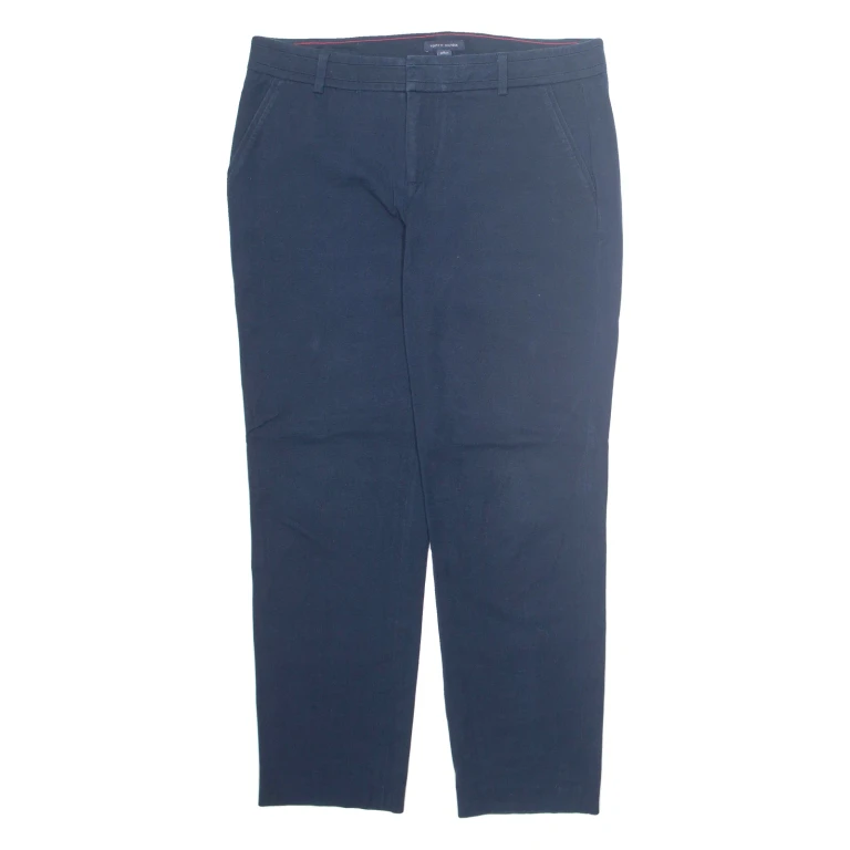 TOMMY HILFIGER Madison Womens Trousers Blue Regular Tapered W32 L26