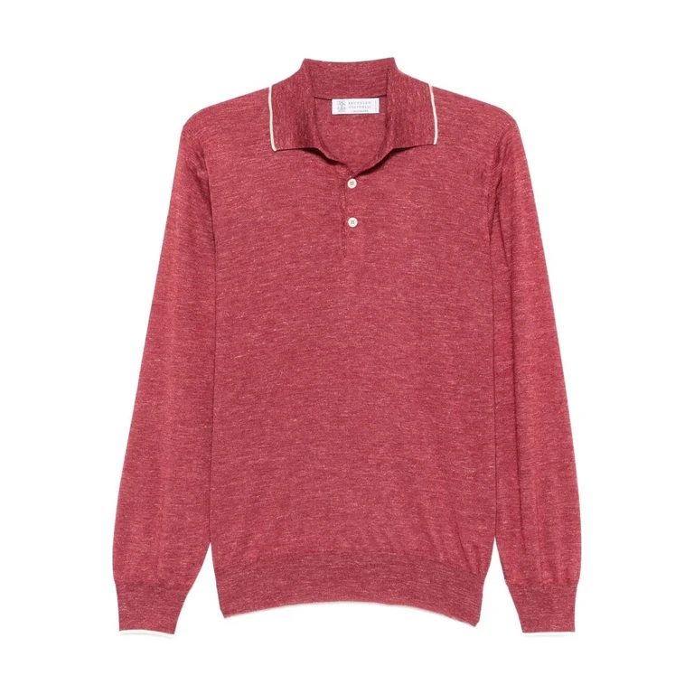 Brunello Cucinelli Long Sleeve Polo