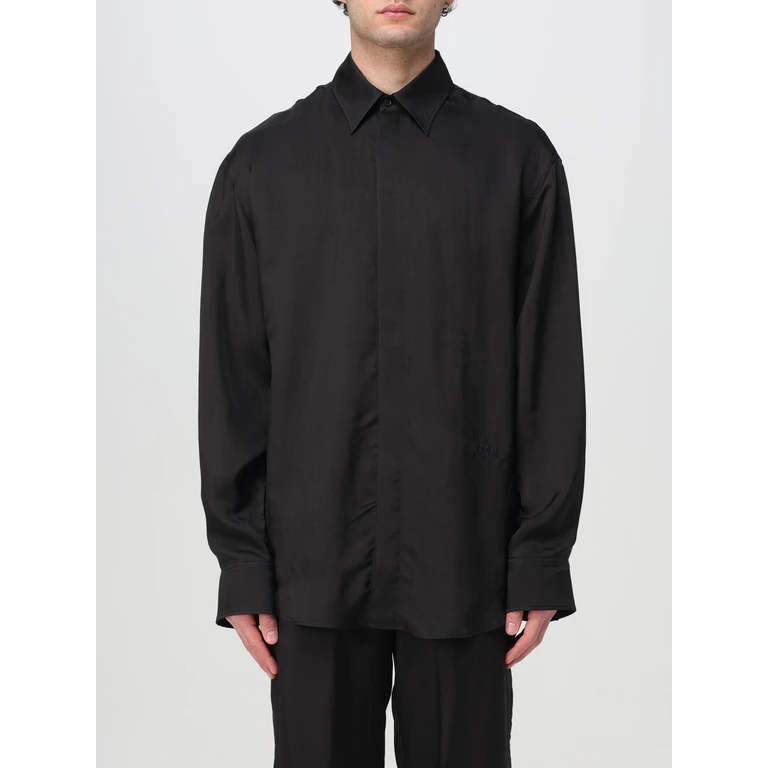 MSGM Shirt Men color Black (3640ME04X24701599)
