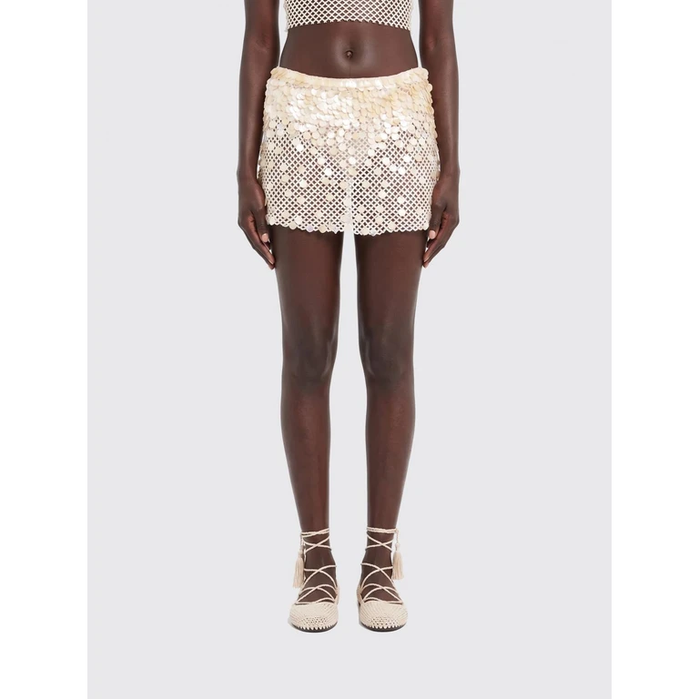 Skirt Woman color Natural (LWCU004R26MAT001OF88NATURAL)