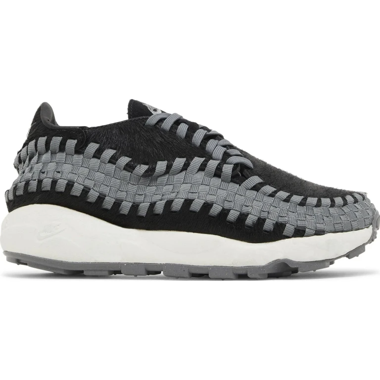 Women's Air Footscape Woven 'Black Smoke Grey' Sneakers