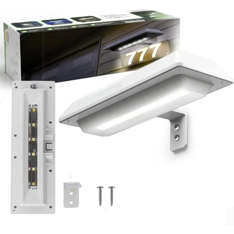 Solar LED Post Light, Wall Light, Fence Light, High Efficiency Solar Panel, Stainless Steel, Easy Install