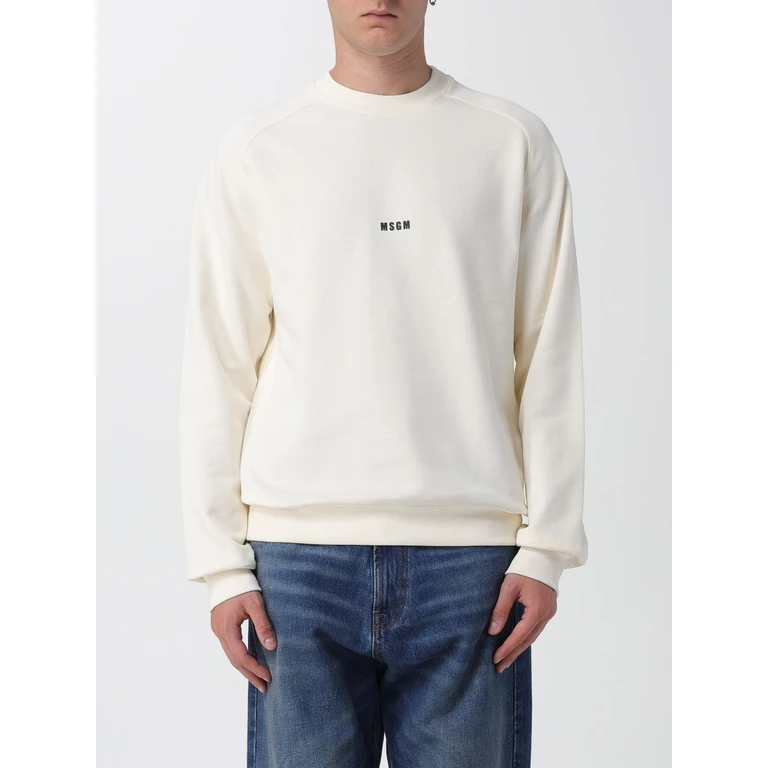 MSGM Sweatshirt Men color Beige (2000MM50330000002)