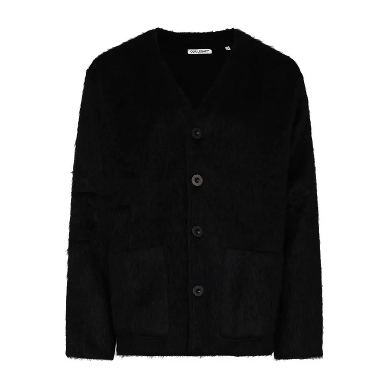 Our Legacy Cardigan - Noir (M4206CBMBLACK)