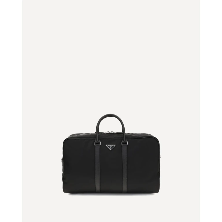 PRADA Travel Bag in Re-Nylon and Saffiano Male UNI