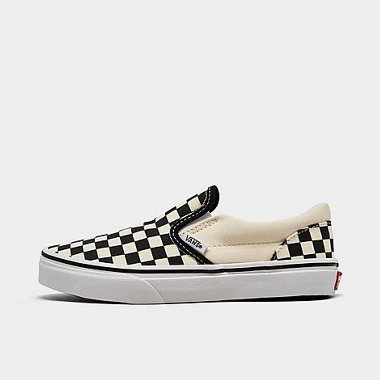 Vans 大童 Classic Slip-On 休闲鞋 Black/Off White
