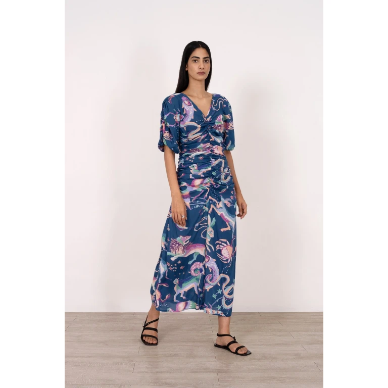 Dress Florence Dress Dark-Teal