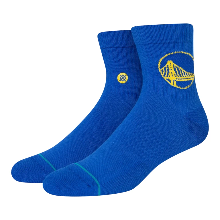 Golden State Warriors Quarter Men Ankle Socks Royal Blue