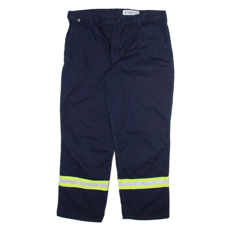 CARHARTT Mens Trousers Blue Relaxed Straight W38 L30