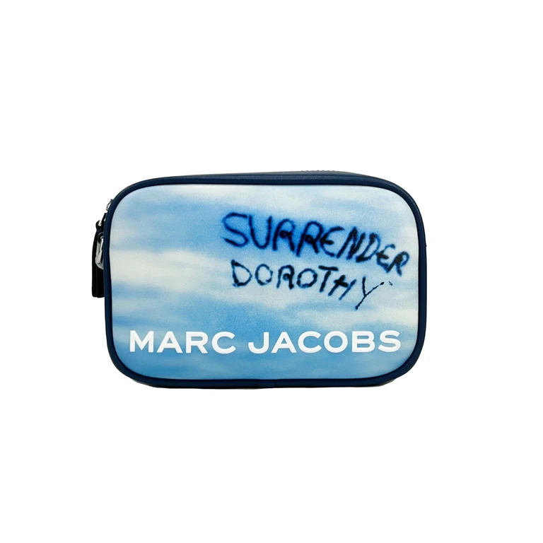 Marc Jacobs Flash Wizard Of Oz Surrender Camera Bag Crossbody Silver Leather - Women