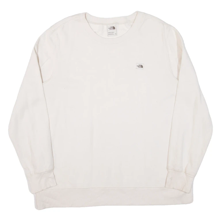 THE NORTH FACE Womens Sweatshirt White XL
