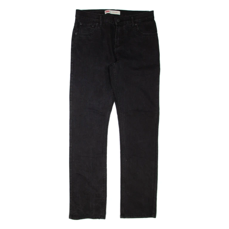 LEVI'S 511 Womens Jeans Black Regular Straight W30 L32
