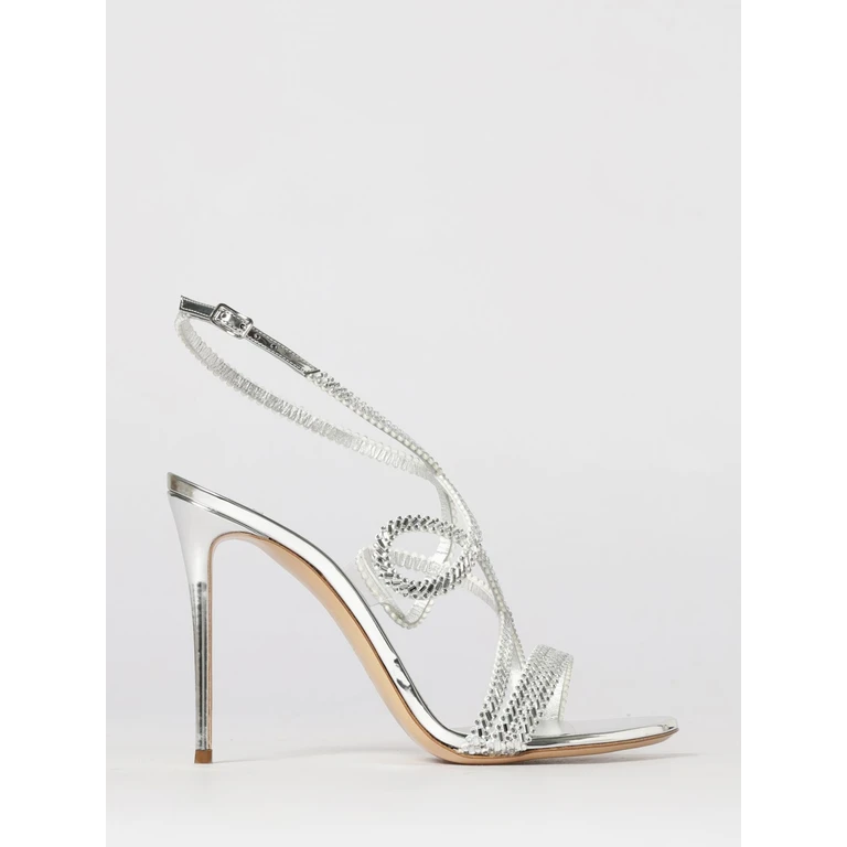 Heeled Sandal Woman color Silver (1L439B1001C2952A317)