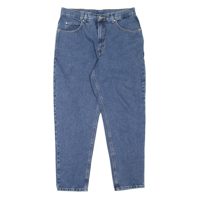 H.I.S Womens Jeans Blue Regular Mom W33 L29