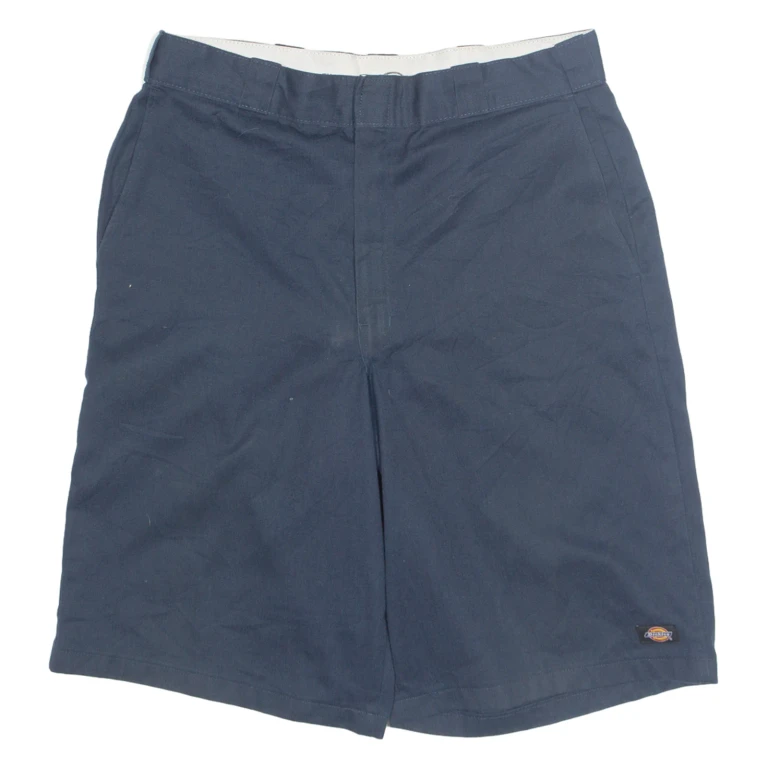 DICKIES Mens Workwear Shorts Blue Loose L W35
