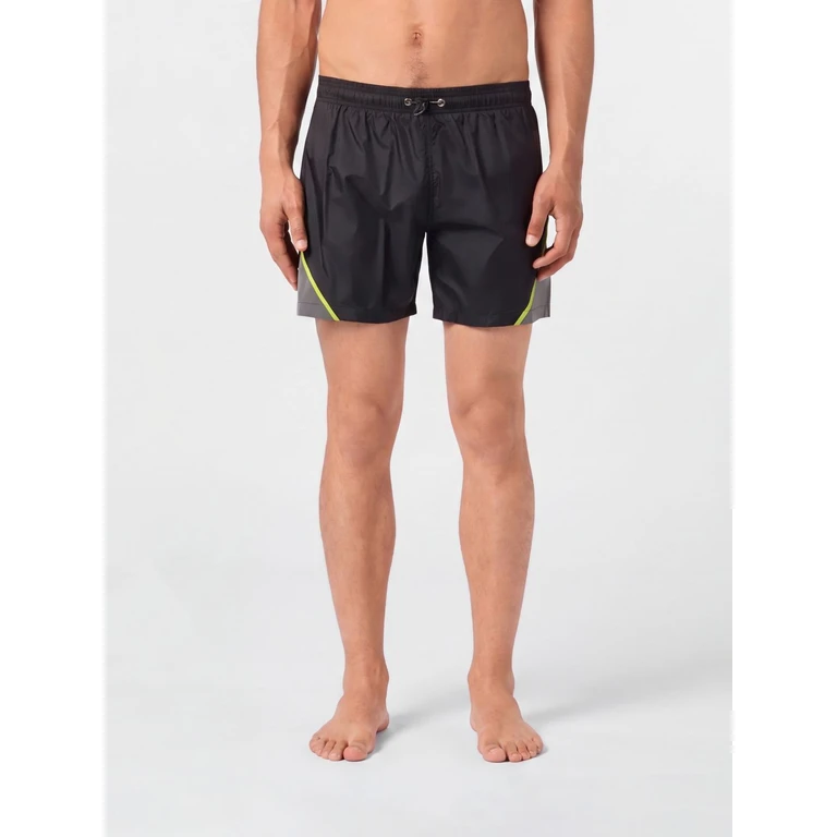 Polyester Swim Shorts with Elasticated Drawstring Waist (SAFCMMT0446STE003N02)