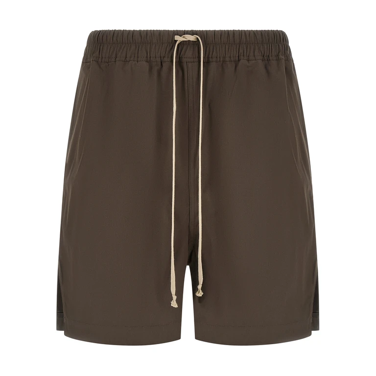 Rick Owens Brown Cotton Bermuda Shorts - Men