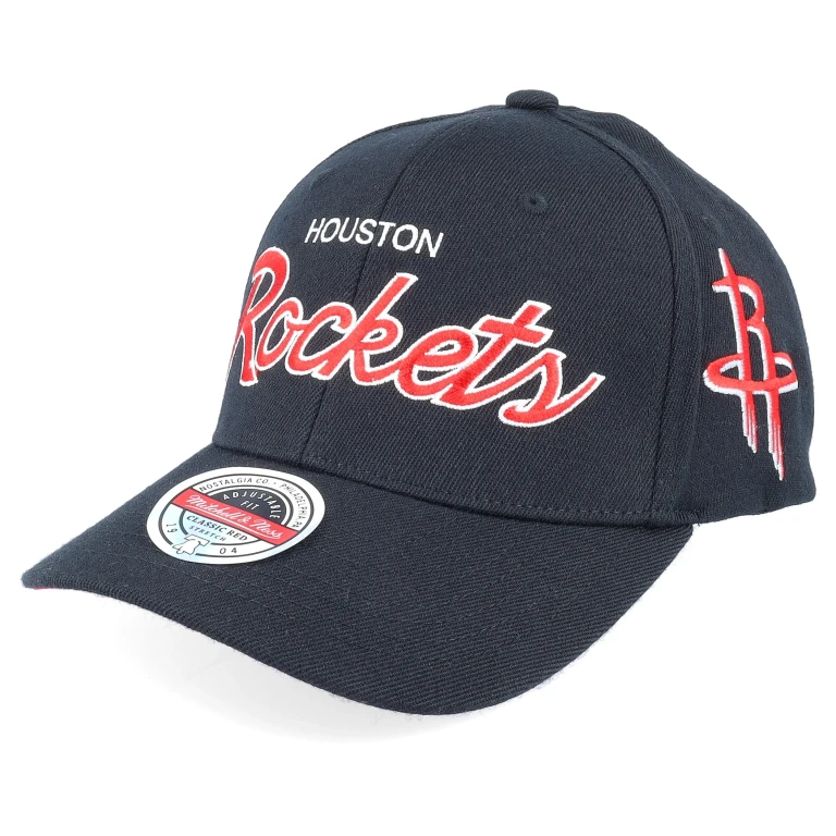 Men's NBA Team Script 2.0 Stretch Snapback Rockets Snapback Caps