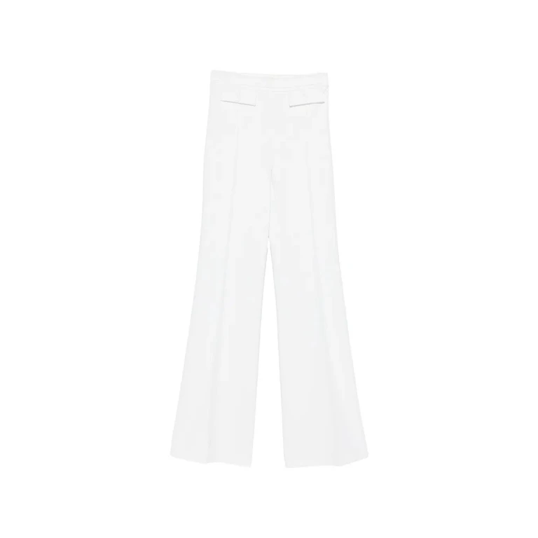 Elisabetta Franchi Pantalons Décontractés - Blanc