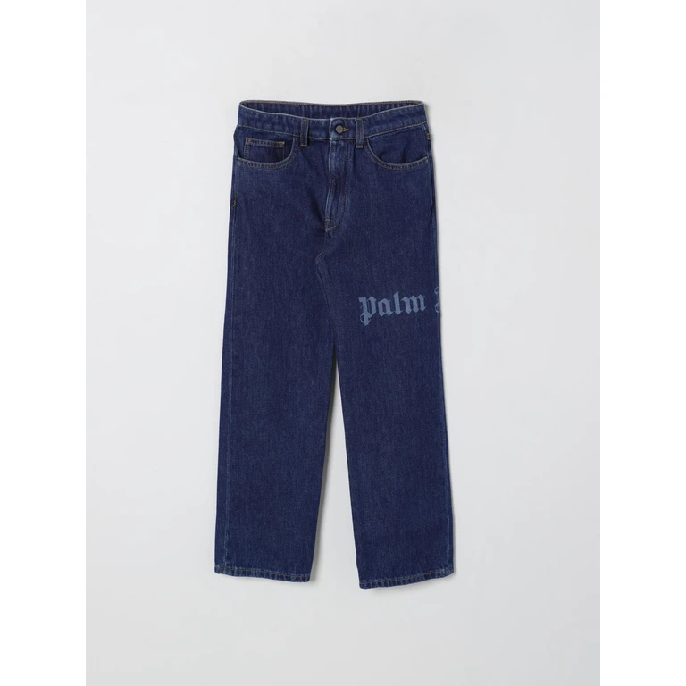 PALM ANGELS Jeans Kids color Blue (PBYA002F25DEN0014540)