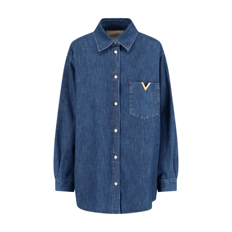 Shirts Blue Cotton - Women