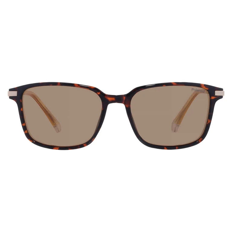 Polarized Brown Square Mens Sunglasses PLD 4169/G/S/X 0086/SP 54