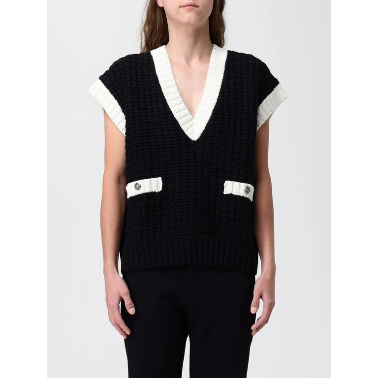 LIU JO Waistcoat Woman color Black (MF5294MA97P01319)