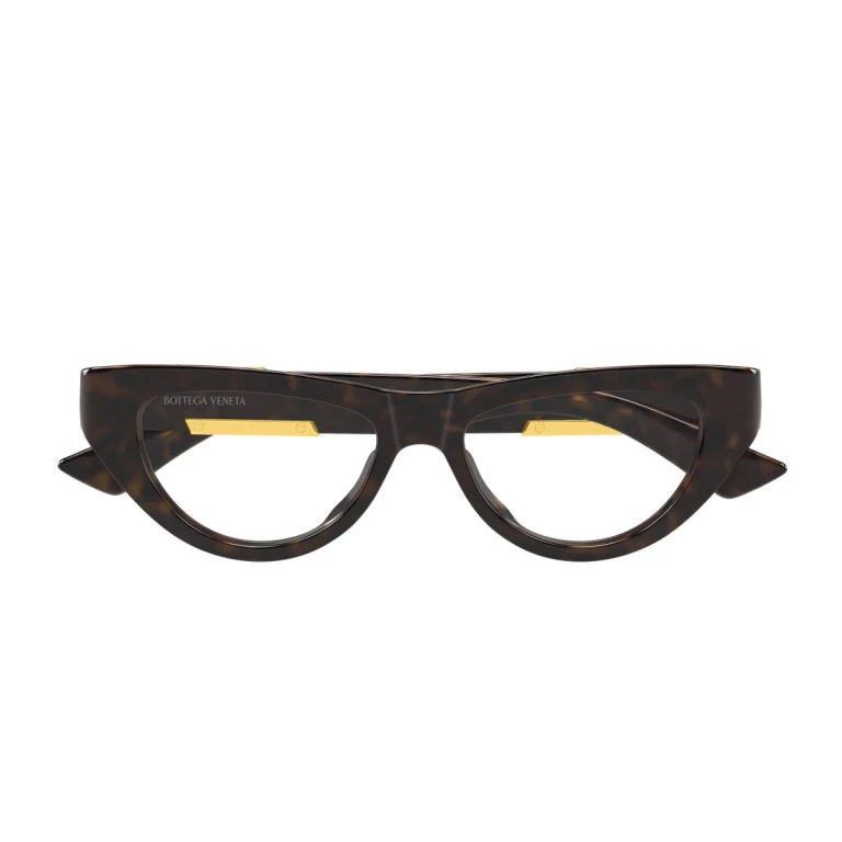 Bottega Veneta Bv1454o Linea Ribbon Havana Bio-inettato Optical Frames - Women