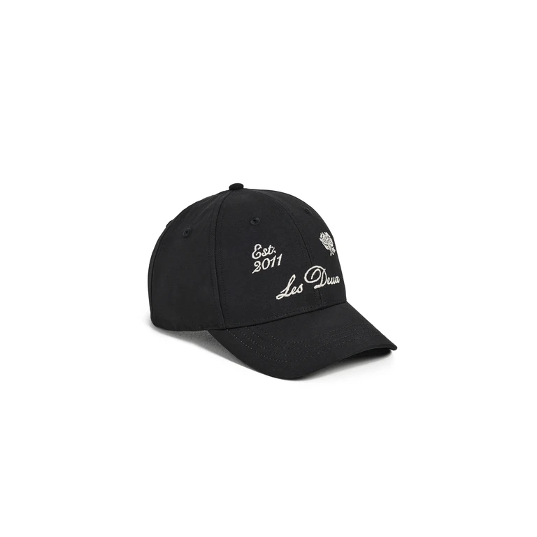Les Deux Deux Baseball Cap Black One Size