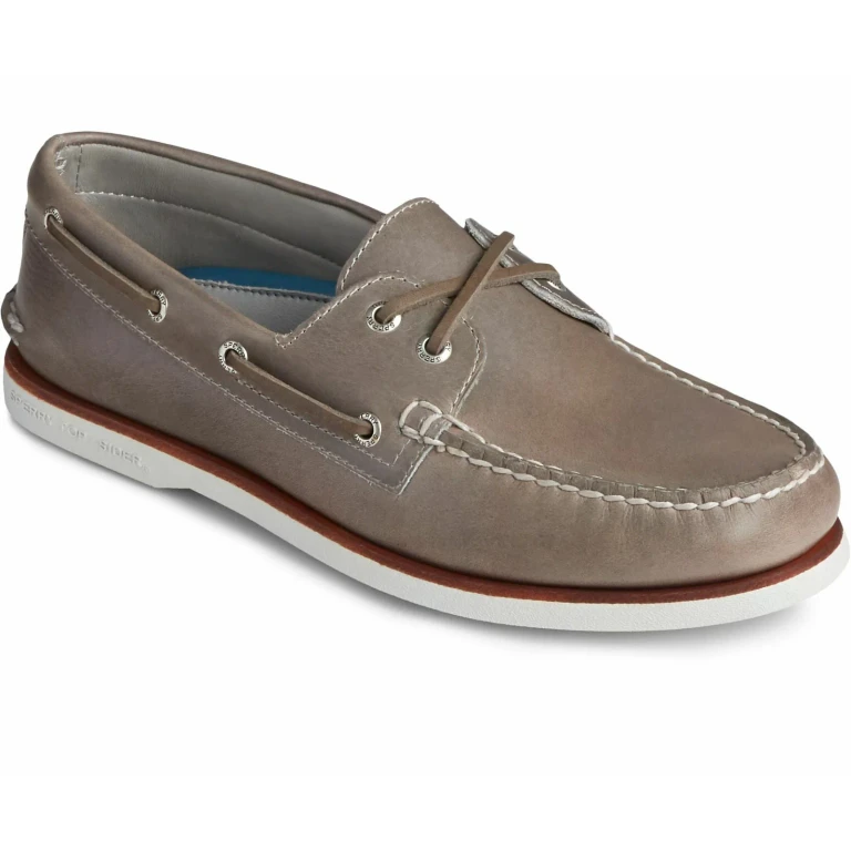 Men's Gold A/O 2-Eye Leather Sneakers