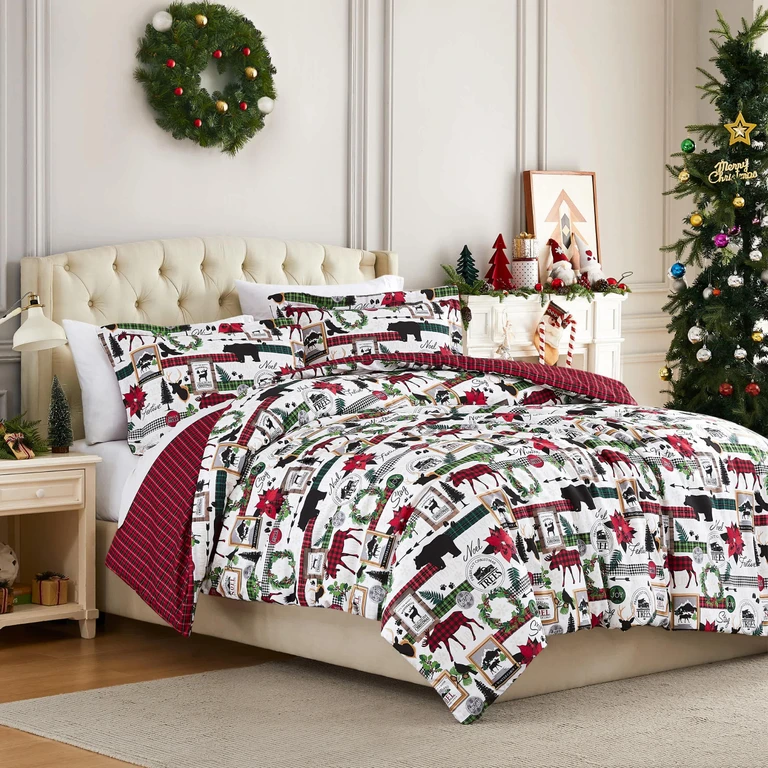 Merrytown Christmas Oversized Comforter Set