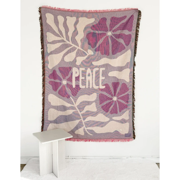 Peace Throw Blanket