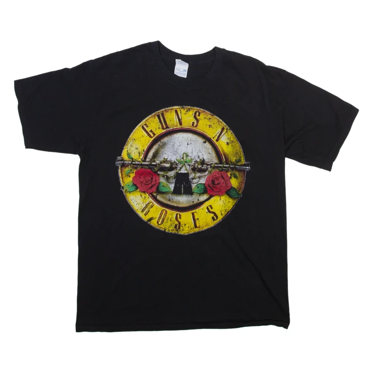 YAZBEK Guns N' Roses Mens Band T-Shirt Black L