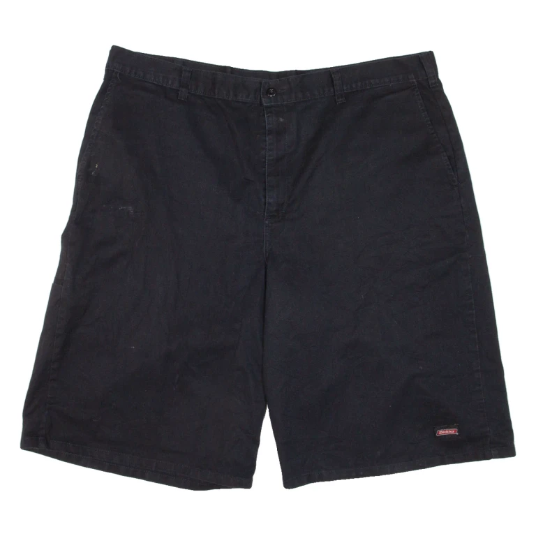 DICKIES Mens Workwear Shorts Black Relaxed 2XL W42