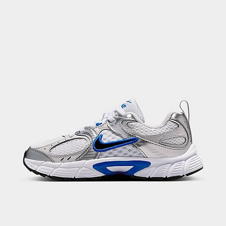 Nike Little Kids V5 RNR Stretch Lace Casual Shoes in White/Vast Grey/Photon Dust Size: 1.0