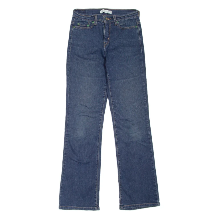 LEVI'S 512 Perfectly Slimming Womens Jeans Blue Regular Bootcut W26 L31