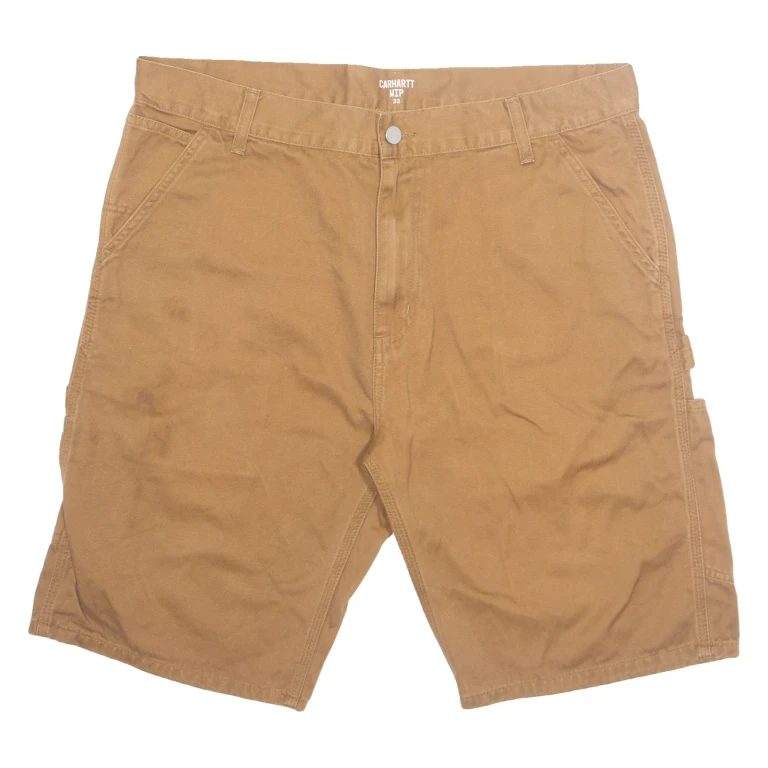 CARHARTT WIP Mens Workwear Shorts Brown L W37