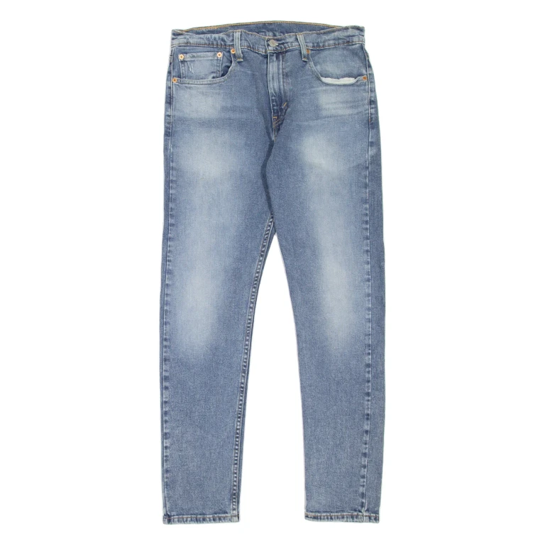 LEVI'S 512 Jeans Mens Blue Slim Tapered Stone Wash W32 L32