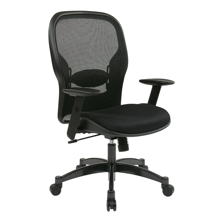 Space Black Office Chair