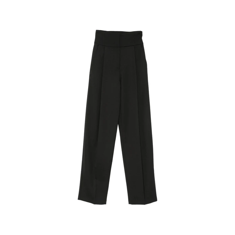 High-waisted Wide-leg Trousers