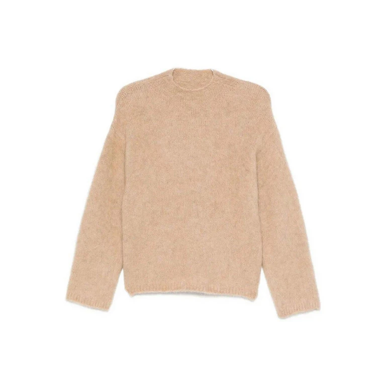 Forte Forte Pull Col Rond - Beige (14448MYKNITHONEY)