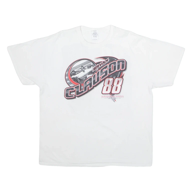 GILDAN Bryan Clauson 88 Mens T-Shirt White XL