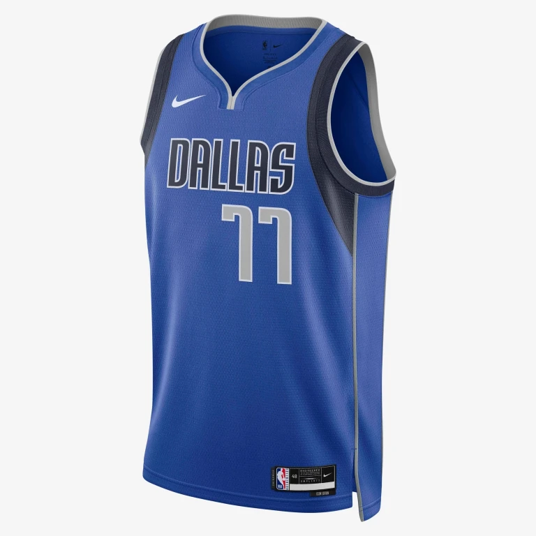 Youth NBA Mavericks '77 Doncic' Icon Edition 22/23 Swingman Jersey Jerseys