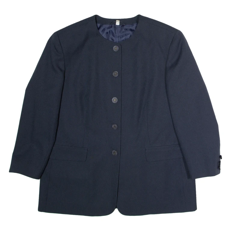 Womens Blazer Jacket Blue UK 20