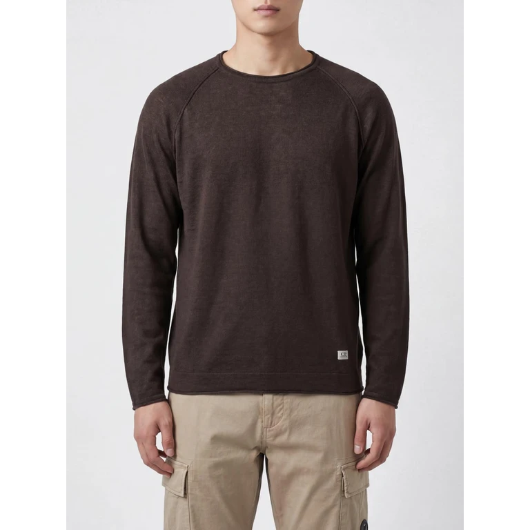 C. P. COMPANY Sweater Men color Brown (20CMKN233A110307A970)