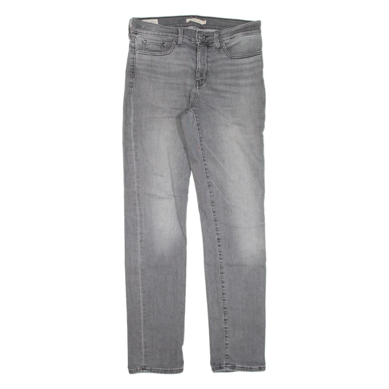 LEVI'S 312 BIG E Womens Jeans Grey Slim Straight W29 L32