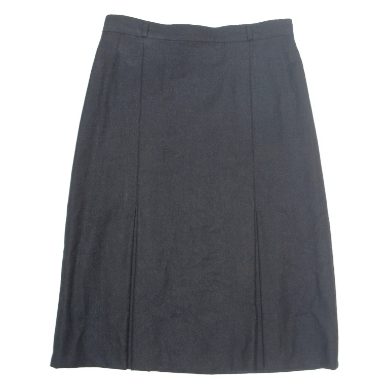 GOLDEN GATE Womens Straight Skirt Black Midi Wool M